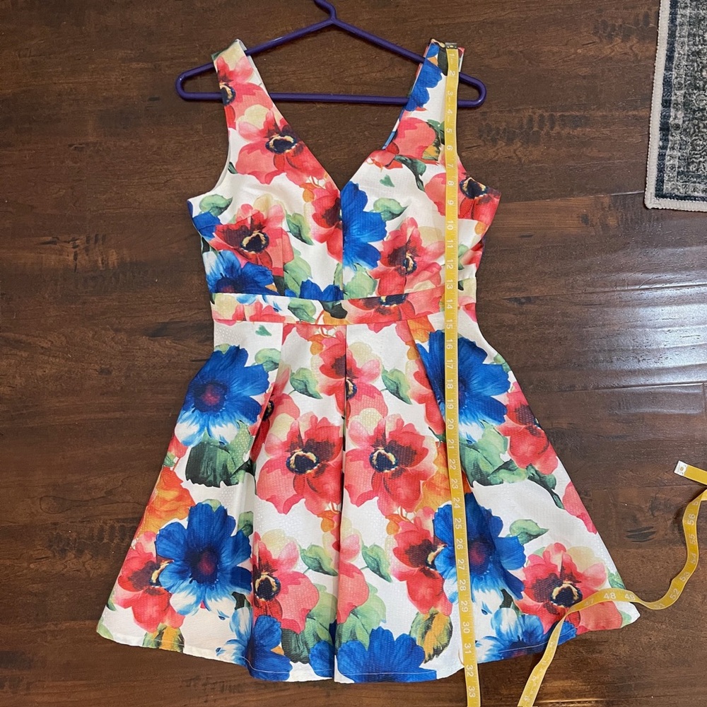 Ark & Co Colorful Floral Mini Dress